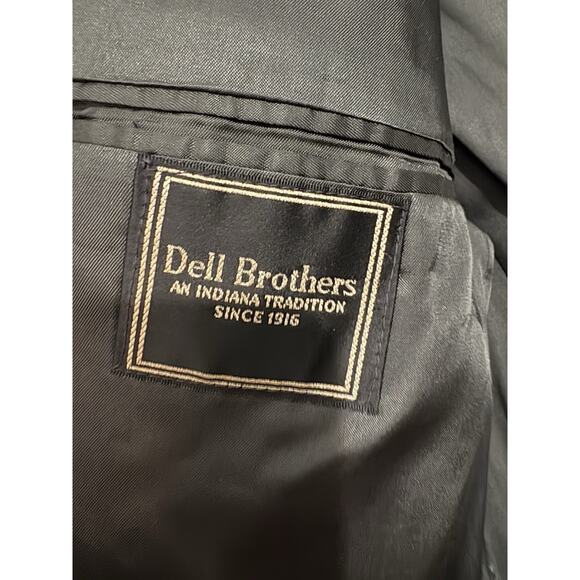 Mongolian Camel Hair Blazer Charcoal Gray 2 Button Sport Coat 46 Regular XL Prep - Picture 4 of 8